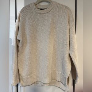 Quince - Cotton Linen Oversized Crew